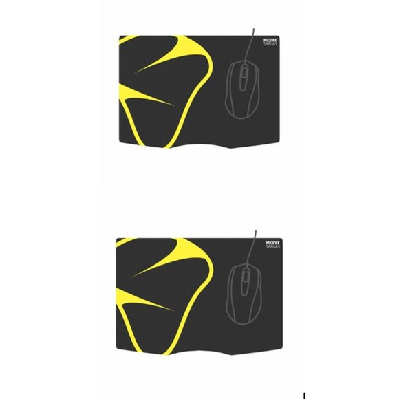2 Pieces of Mionix Sargas Medium LASEREDGED MICROFIBER Mouse Pad - Black - Picture 1 of 11